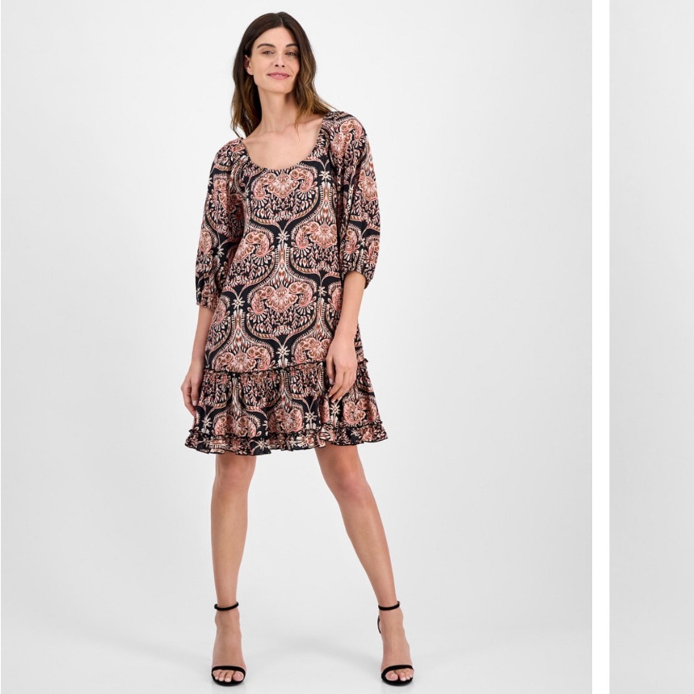 Women’s Ruffled Shift Dress